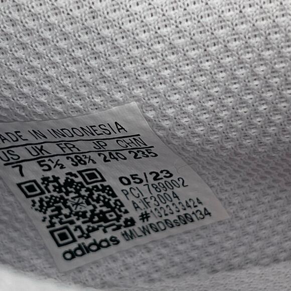 ADIDAS Superstar XLG Sneakers Size 7 Shoes White Peach NWT/No Box Womens Lace Up - Picture 2 of 16